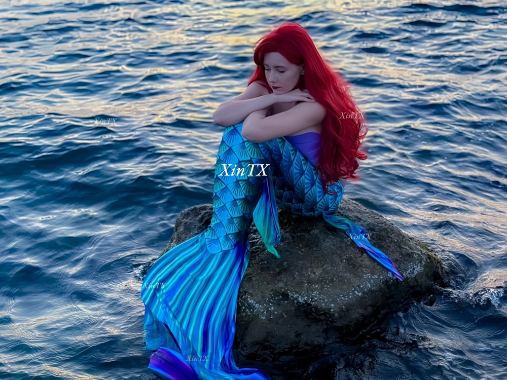 Anime Cosplay Girl Photo - 핫! 성인용 인어 꼬리 수영복 수영