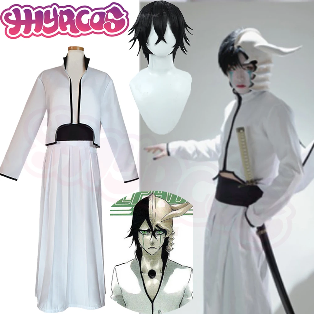 Cosplay Anime White Hair - CosplayAnime Bleach Ulquiorra의 코스프레 의상 Ulquiorra