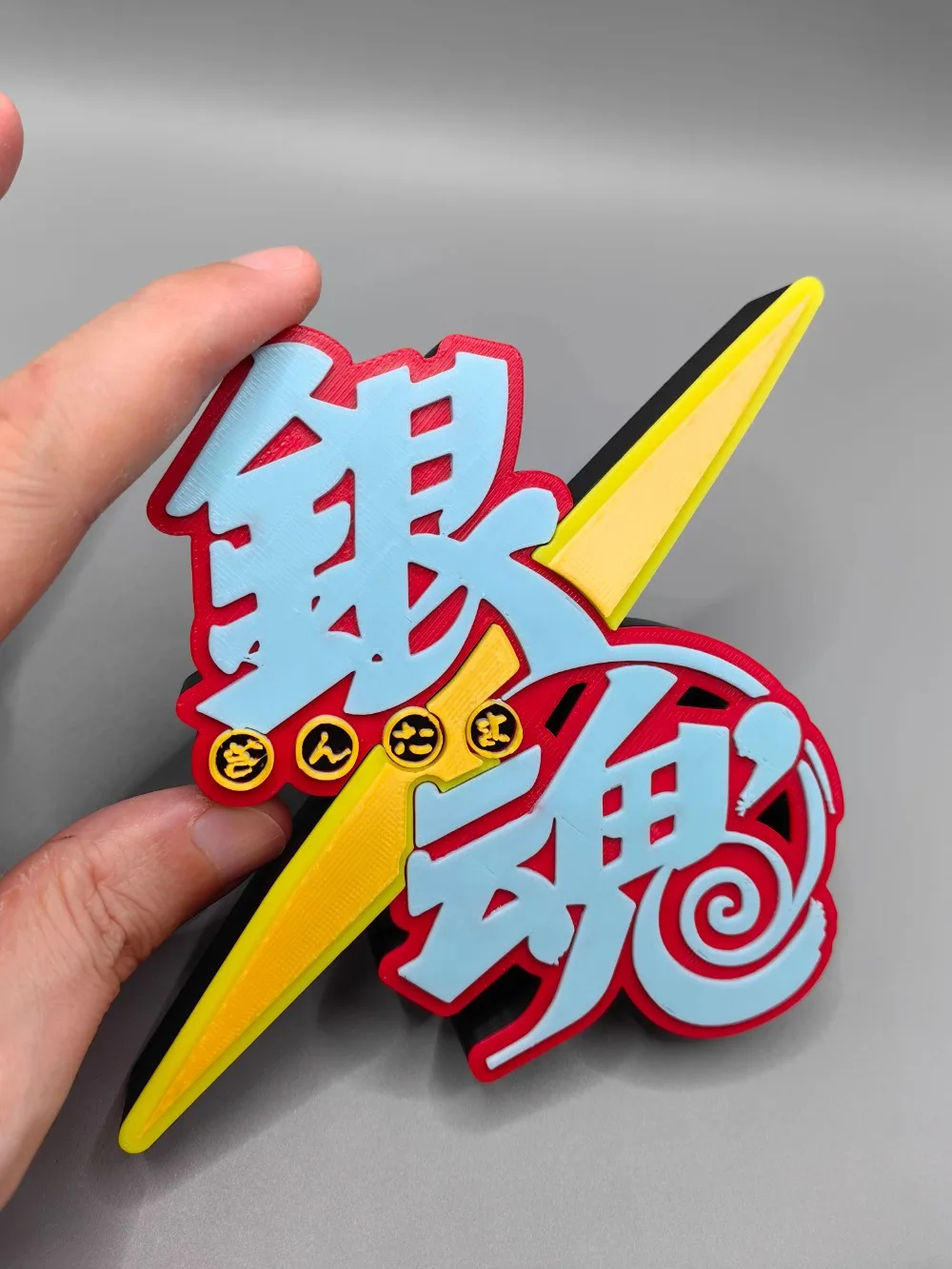 Anime Cosplay Title - 애니메이션 Gintama 제목 모델 인형 3D