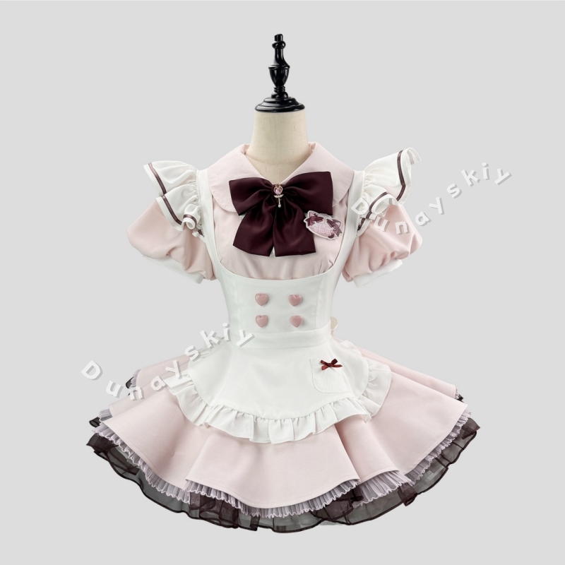 Anime Cosplay Plus Size - 스위트 로리타 메이드 코스프레 드레스 플러스