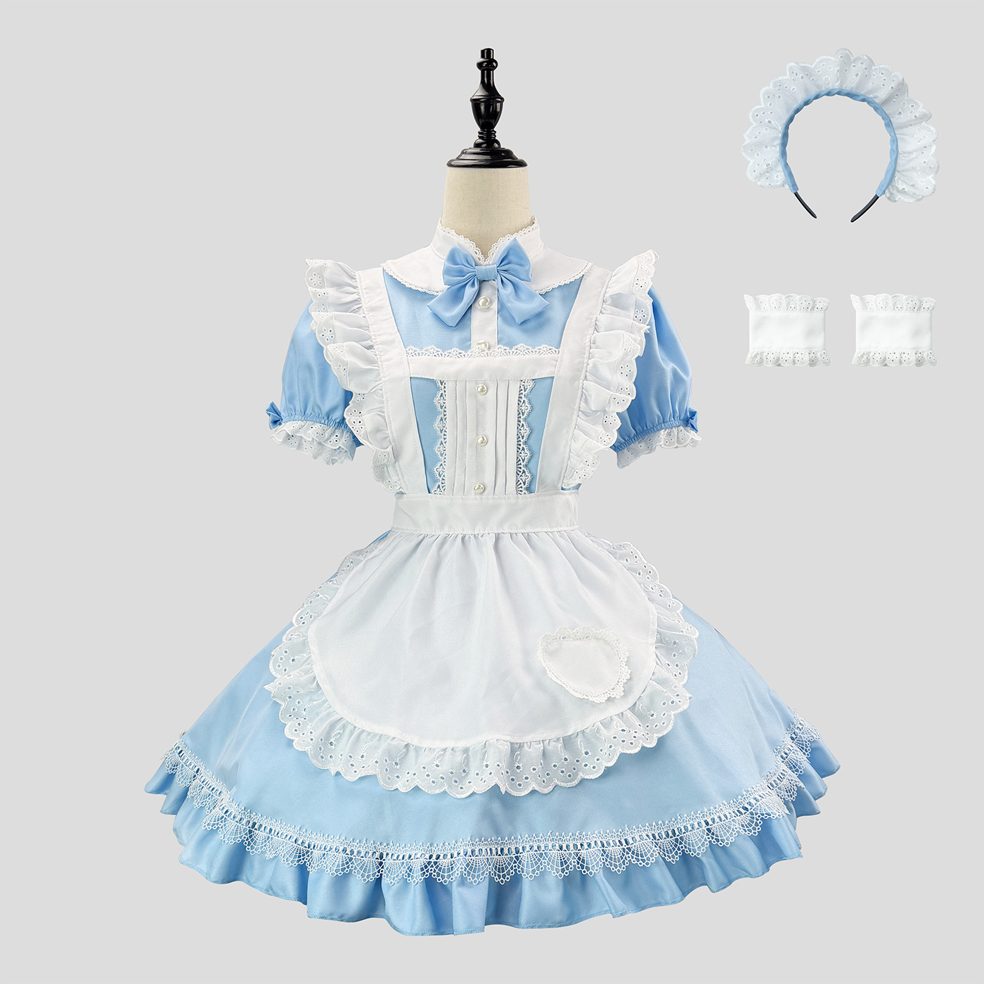 Anime Cosplay Plus Size - 여성 사랑스러운 귀여운 로리타 메이드 의상