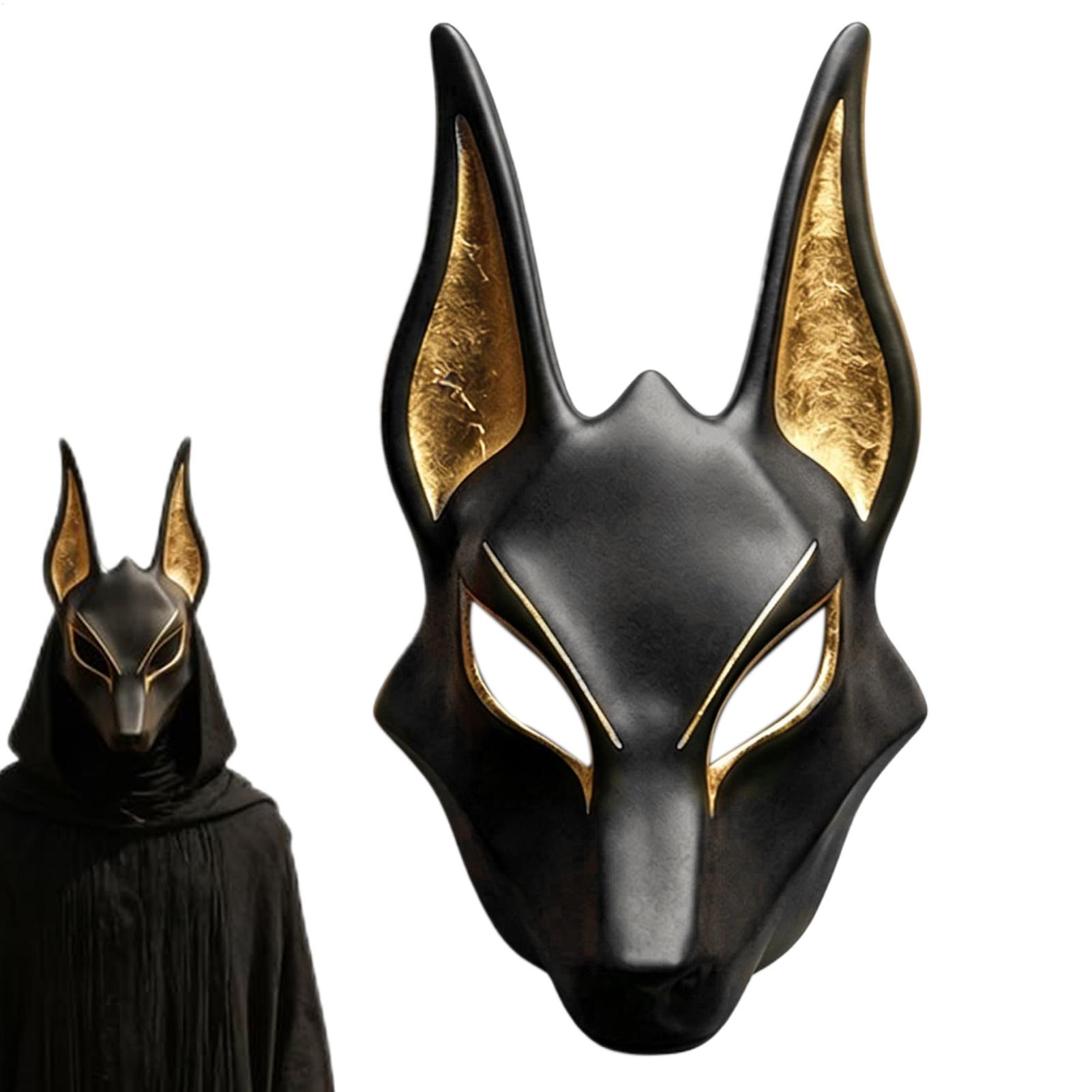Egypt Cosplay Anime - 이집트 잭칼 마스크 코스프레 마스크 핸드페인팅