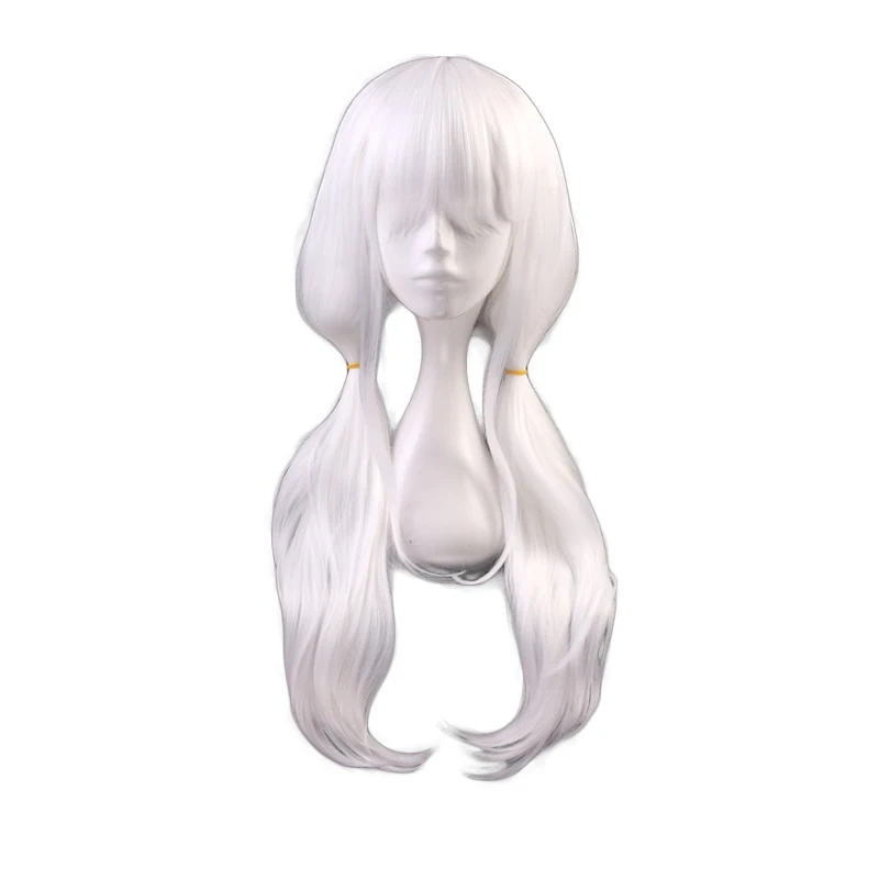 Cosplay Anime White Hair - 코스프레 단간론파 앤지 요나가 가발, 화이트
