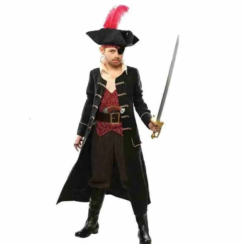 Anime Cosplay Dress For Men - 소년 어린이 할로윈 해적 의상 프레트