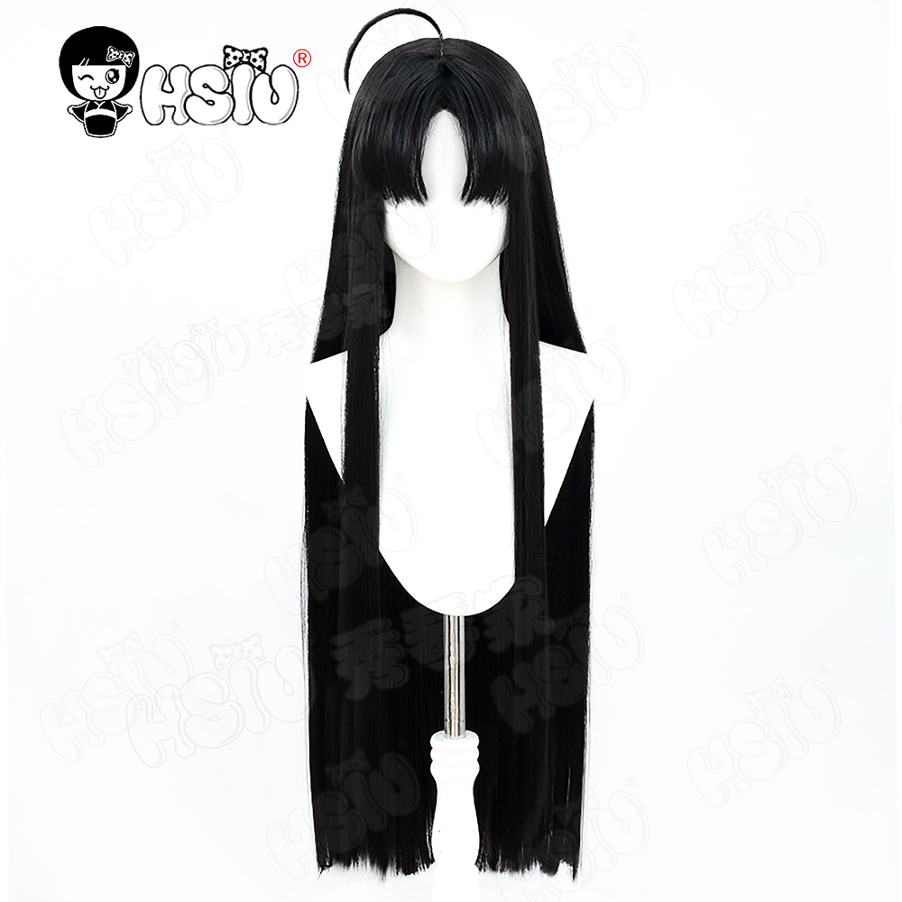 아와 스바루 코스프레 가발 HSIU 80CM 블랙 롱헤 - Anime Cosplay Girl With Black Hair 리뷰 및 가격