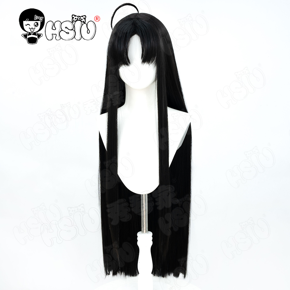 아와 스바루 코스프레 가발 HSIU 80CM 블랙 롱헤 - Anime Cosplay Girl With Black Hair 리뷰 및 가격