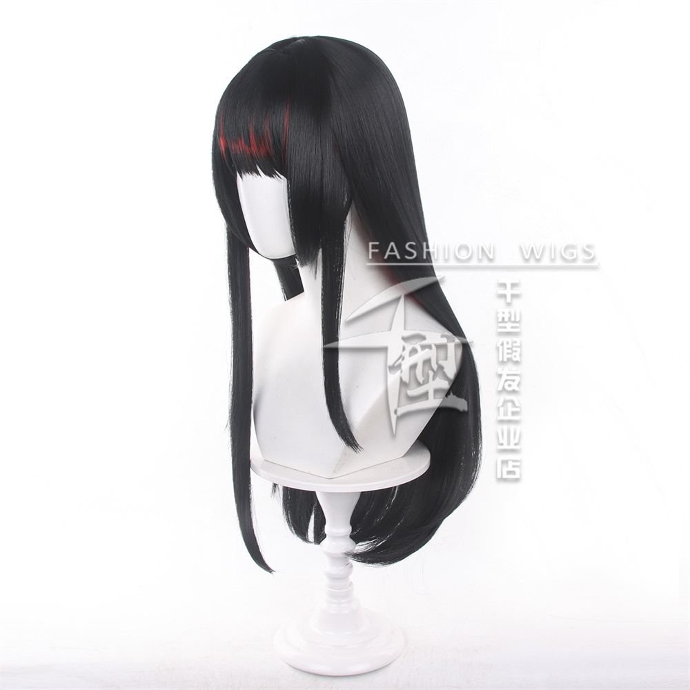 애니메이션 니카이도 히로 코스프레 가발 27.55 인치 - Anime Cosplay Girl With Black Hair 리뷰 및 가격