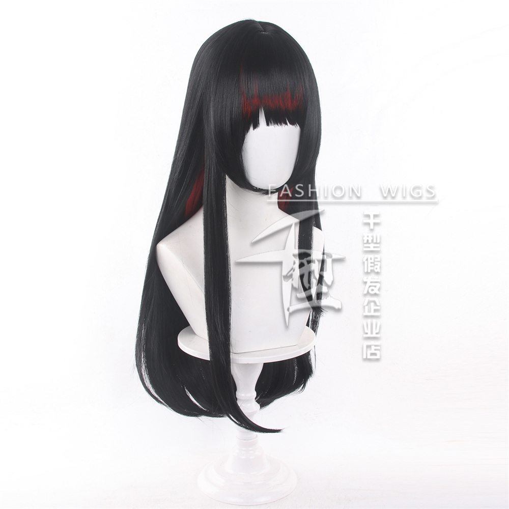 애니메이션 니카이도 히로 코스프레 가발 27.55 인치 - Anime Cosplay Girl With Black Hair 리뷰 및 가격