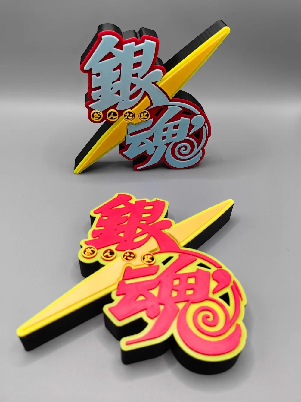 애니메이션 Gintama 제목 모델 인형 3D 로고 간 - Anime Cosplay Title 리뷰 및 가격