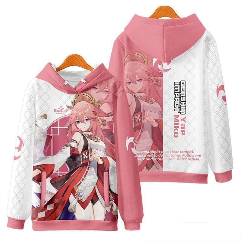 새로운 게임 Genshin Impact 야에 미코 코스 - Cosplay Anime Yae Miko 리뷰 및 가격