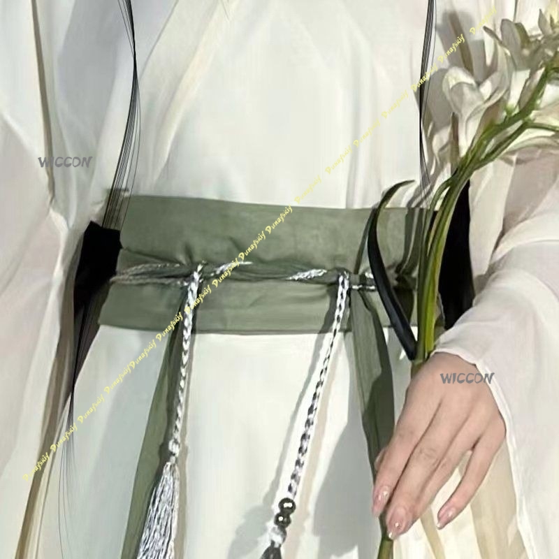 중국어 Hanfu 대형 소매 크로스 칼라 코스프레 의상 - Anime Cosplay Girl With Black Hair 리뷰 및 가격