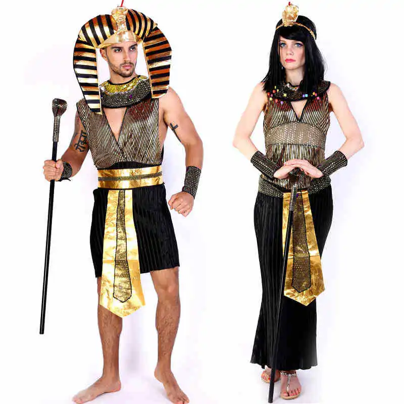 할로윈 의상 고대 이집트 이집트 파라오 왕 황후 클레오 - Egypt Cosplay Anime 리뷰 및 가격
