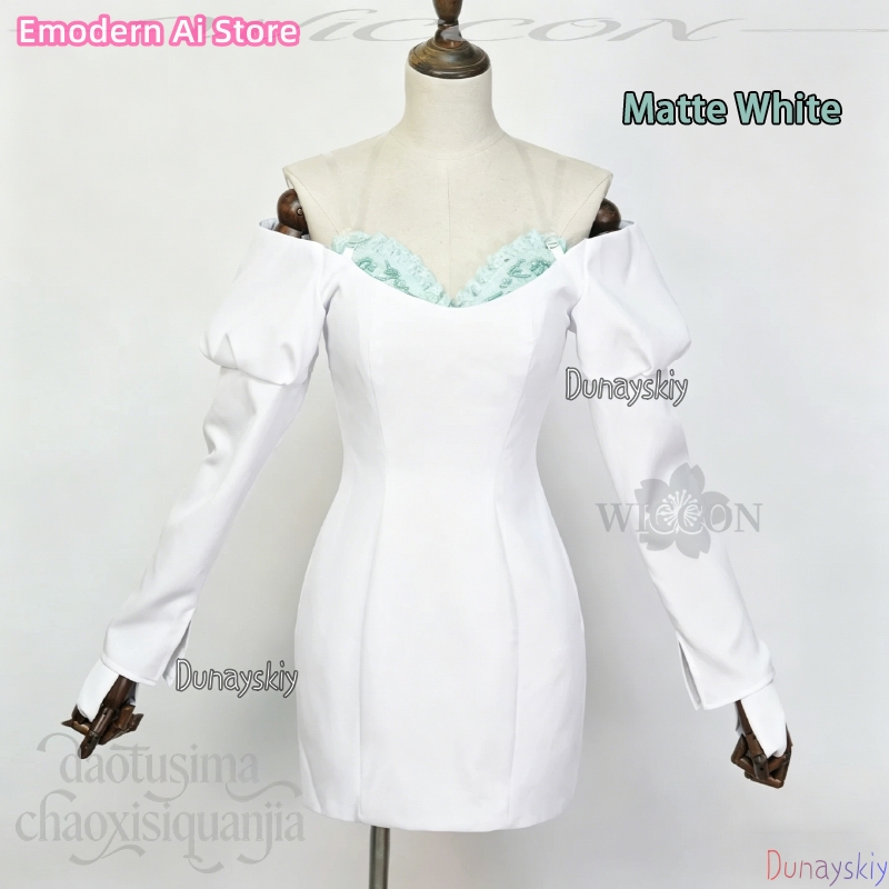 새로운 이벤트 CAFE 크로스오버 화이트 드레스 애니메 - Anime Cosplay Cafe 리뷰 및 가격
