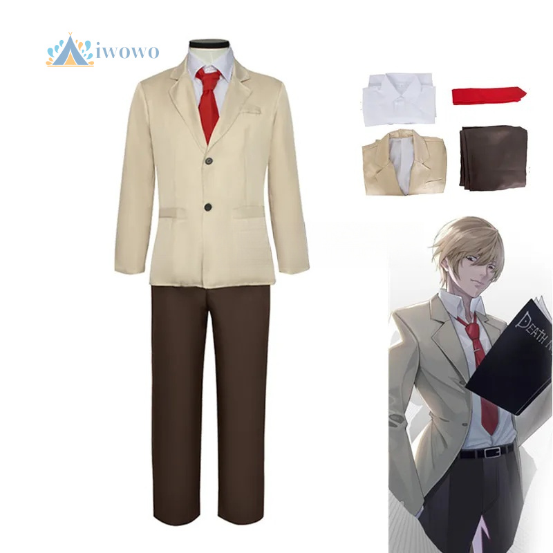 애니메이션 야가미 라이트 코스프레 의상 복장 코트 바지 - Anime Cosplay Dress For Men 리뷰 및 가격