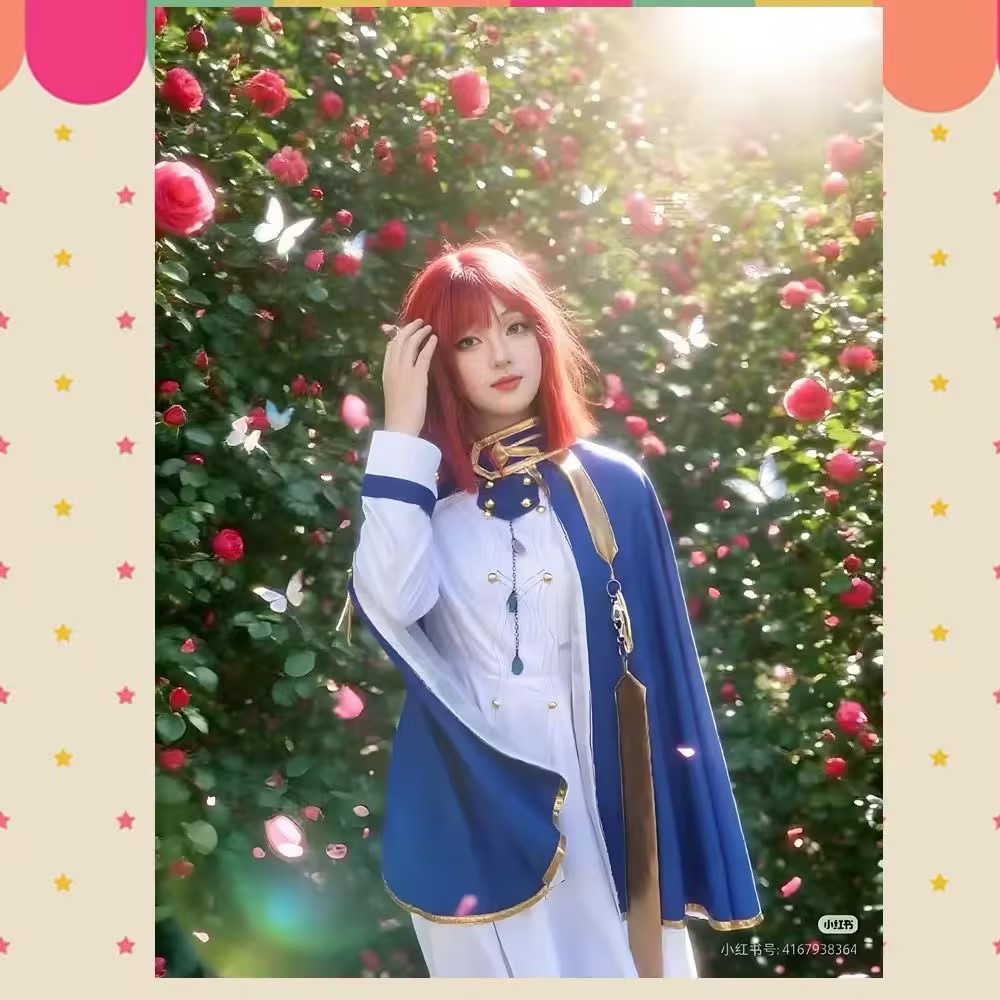 시라유키 코스프레 의상 애니메이션 빨간 머리의 백설공주 - Cosplay Anime White Hair 리뷰 및 가격