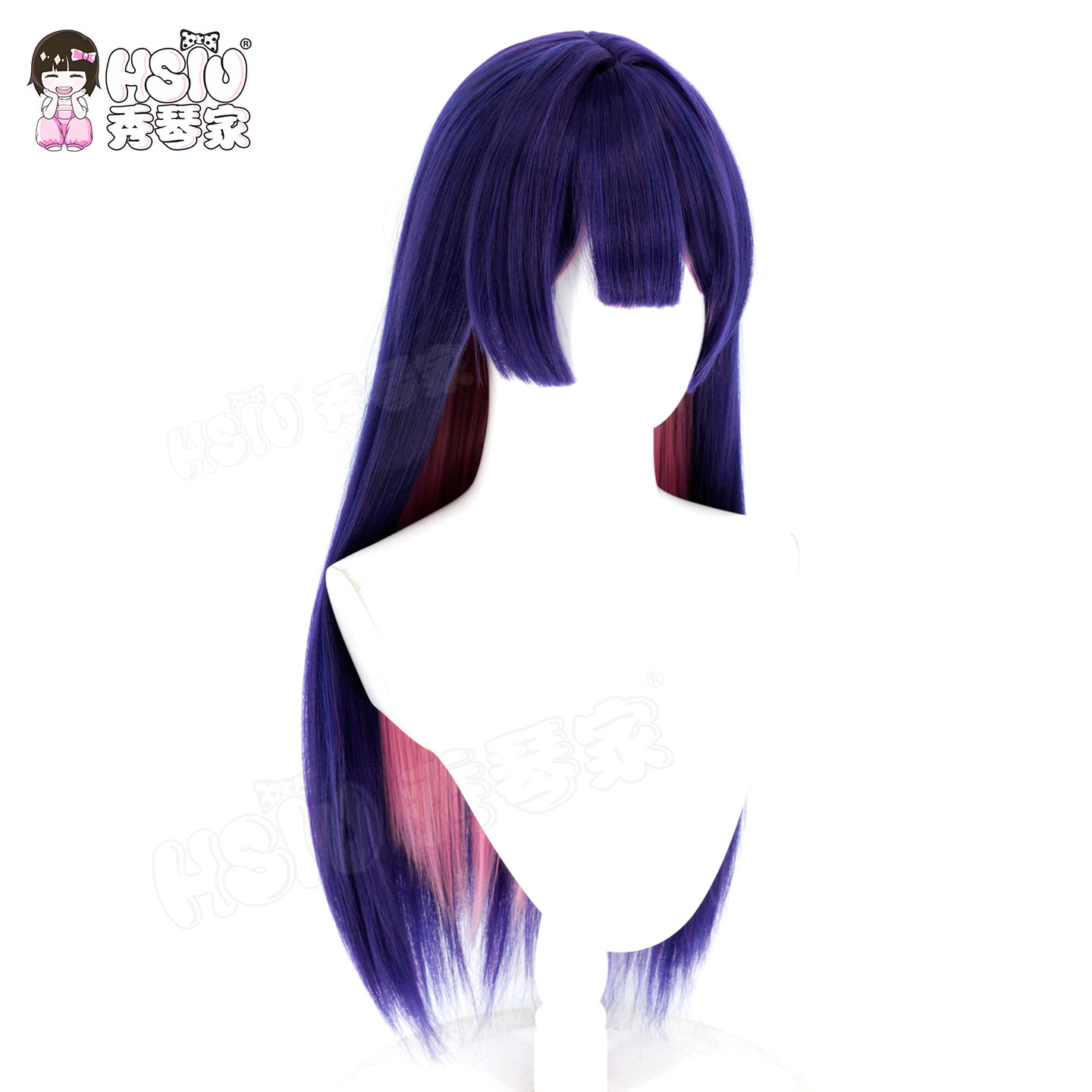오버워치 키리코 시라 얼티밋 코스프레 가발 여성용 할로 - Anime Cosplay Cafe 리뷰 및 가격