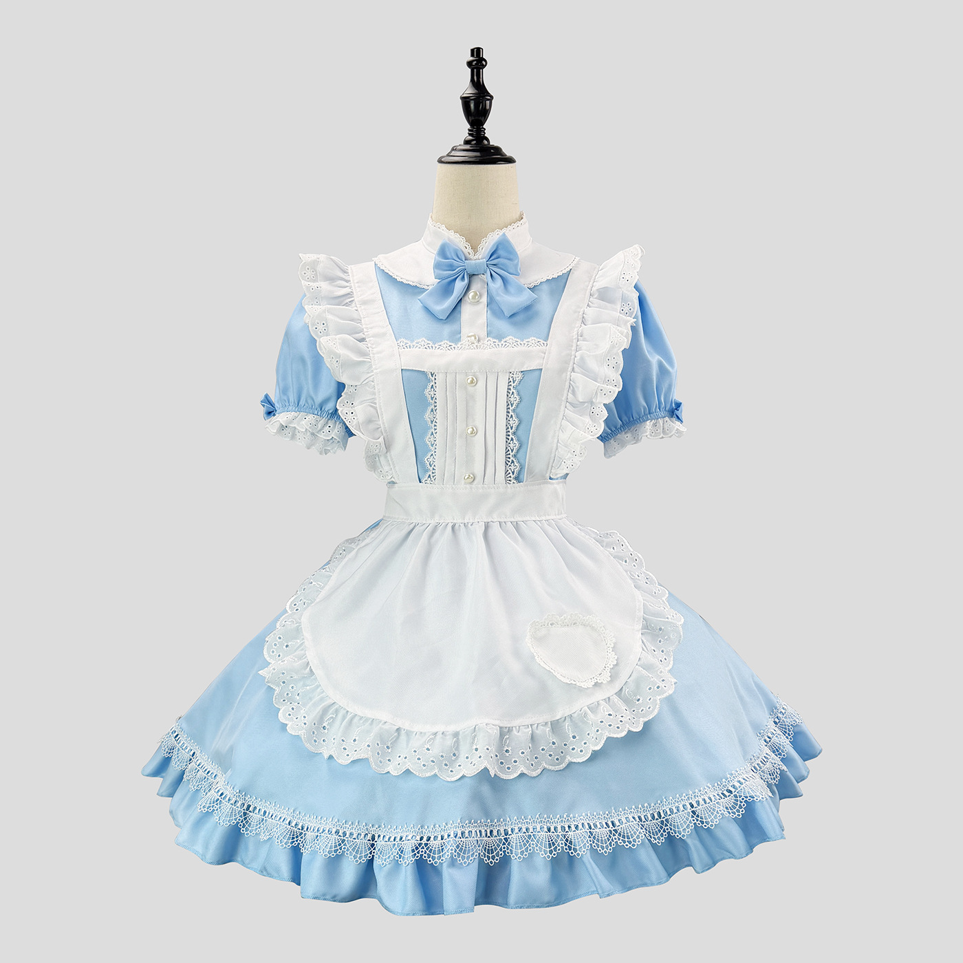 여성 사랑스러운 귀여운 로리타 메이드 의상 메이드 코스 - Anime Cosplay Plus Size 리뷰 및 가격
