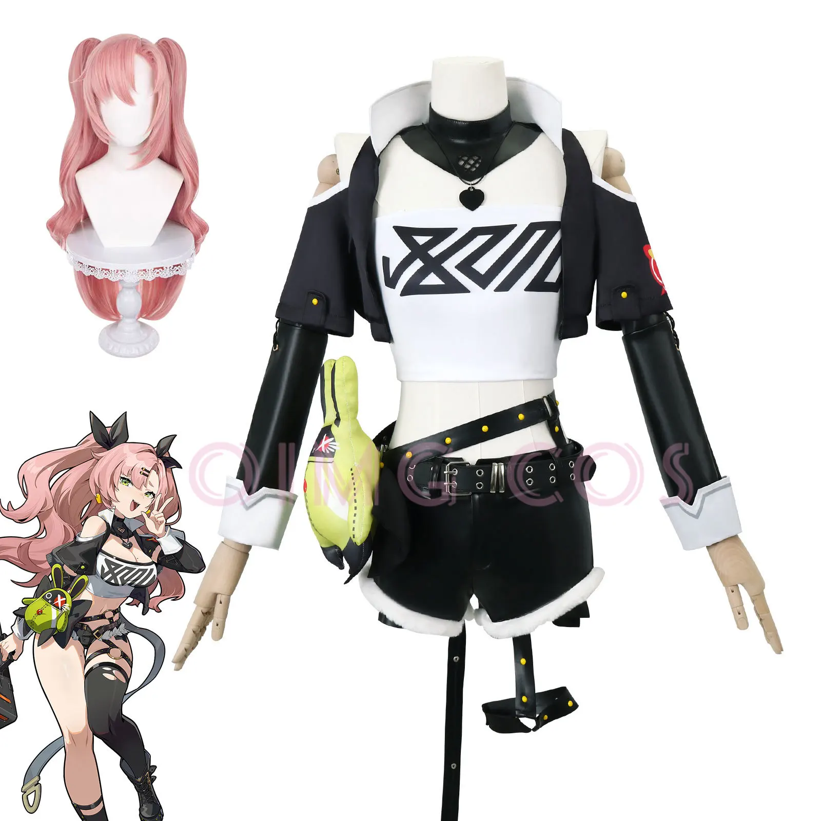 니콜 데마라 젠레스 존 제로 코스프레 의상 유니폼 가발 - Anime Cosplay Wigs 리뷰 및 가격