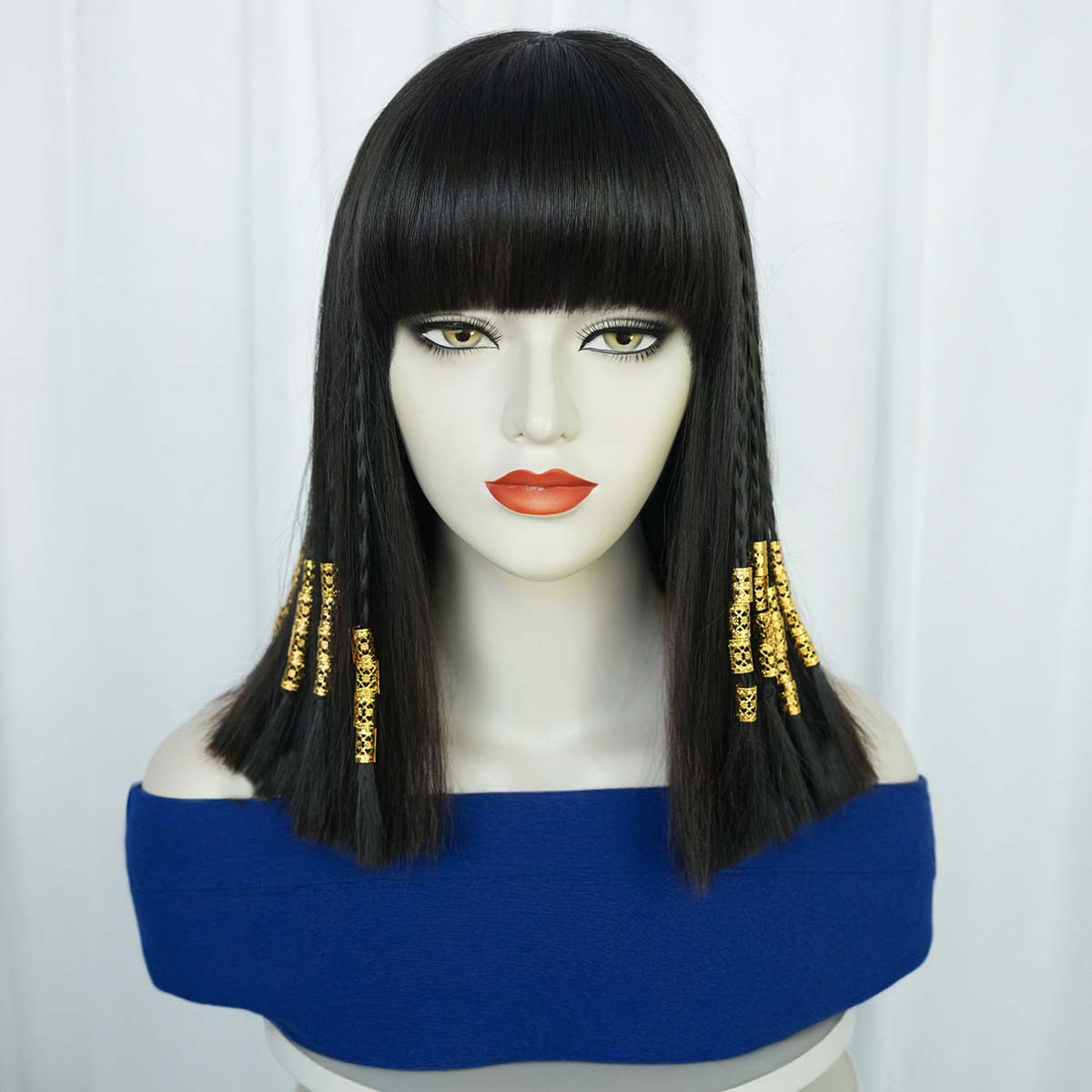 패션 가발 여성 할로윈 의상 소품 이집트 클레오 파트라 - Egypt Cosplay Anime 리뷰 및 가격