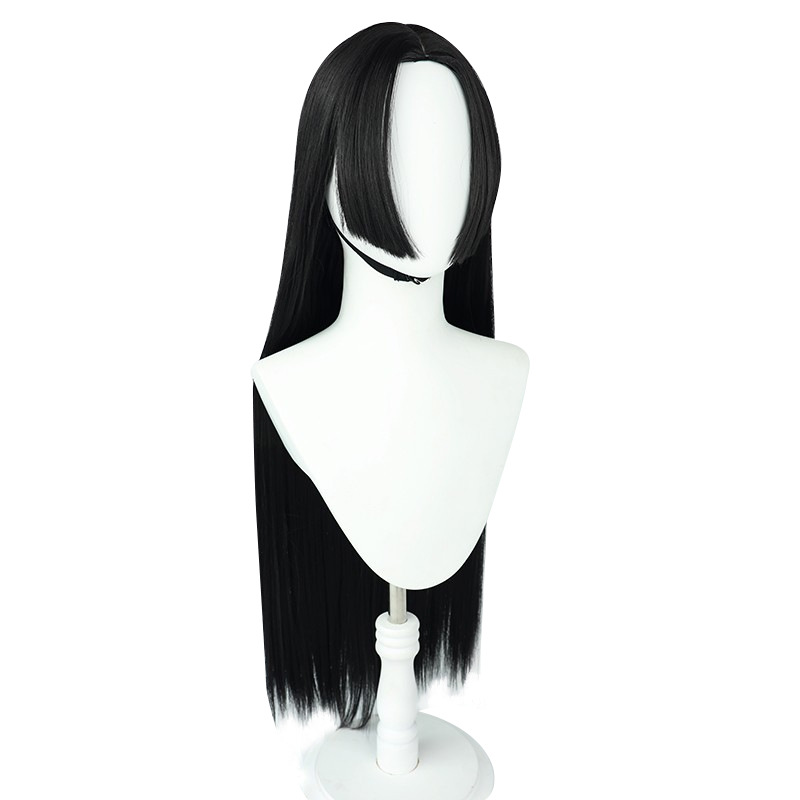 애니메이션 보아 핸콕 코스프레 가발 긴 스트레이트 블랙 - Anime Cosplay Girl With Black Hair 리뷰 및 가격