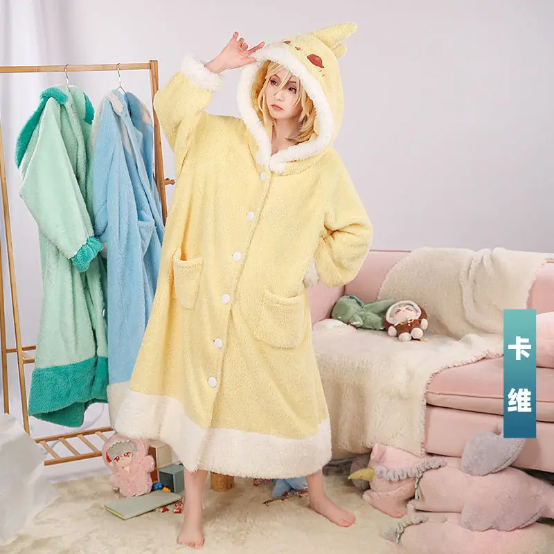 애니메이션 잠옷 세트, 종리 샤오 간우 야에 미코 카에 - Cosplay Anime Yae Miko 리뷰 및 가격