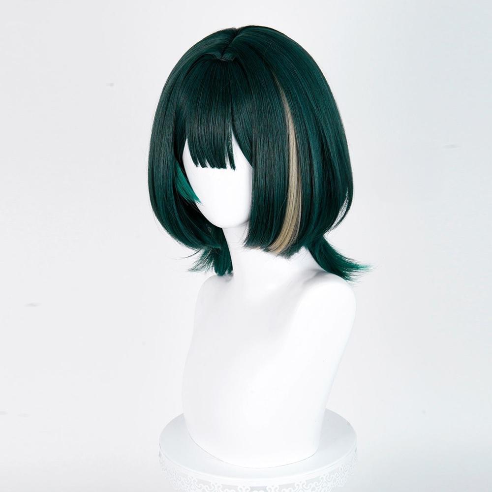 애니메이션 네페르 코스프레 가발 그린 하이라이트 가발  - Anime Cosplay Wigs 리뷰 및 가격