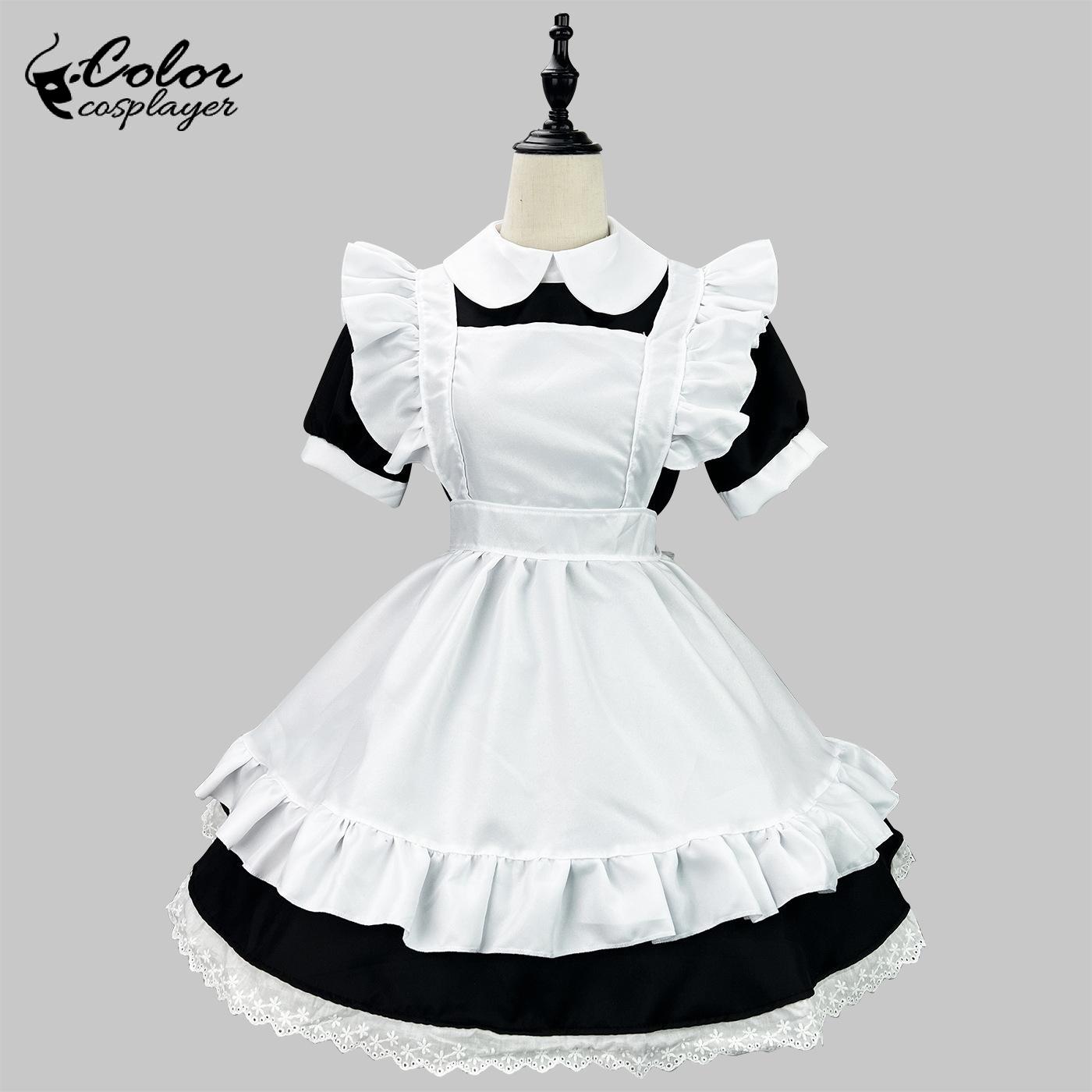 컬러 코스프레 블랙 로리타 정장 메이드 코스프레 의상  - Anime Cosplay Cafe 리뷰 및 가격