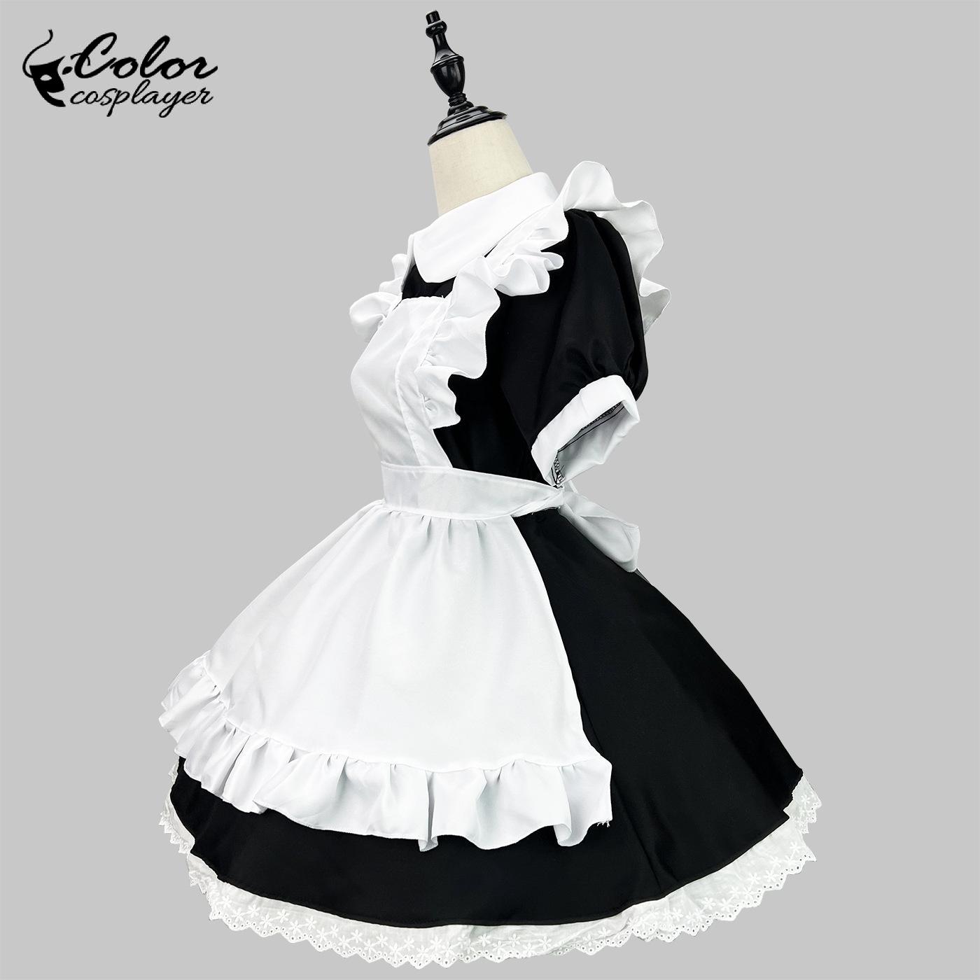 컬러 코스프레 블랙 로리타 정장 메이드 코스프레 의상  - Anime Cosplay Cafe 리뷰 및 가격