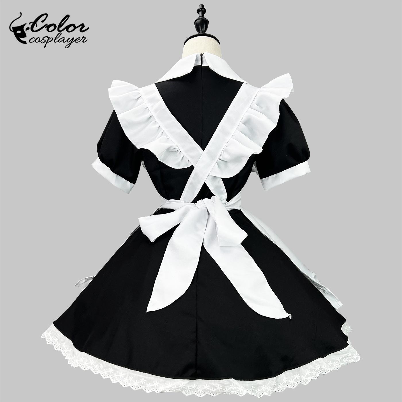 컬러 코스프레 블랙 로리타 정장 메이드 코스프레 의상  - Anime Cosplay Cafe 리뷰 및 가격